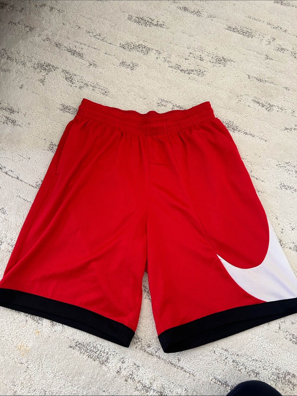Red Men's Athletic Shorts - Breathable Performance